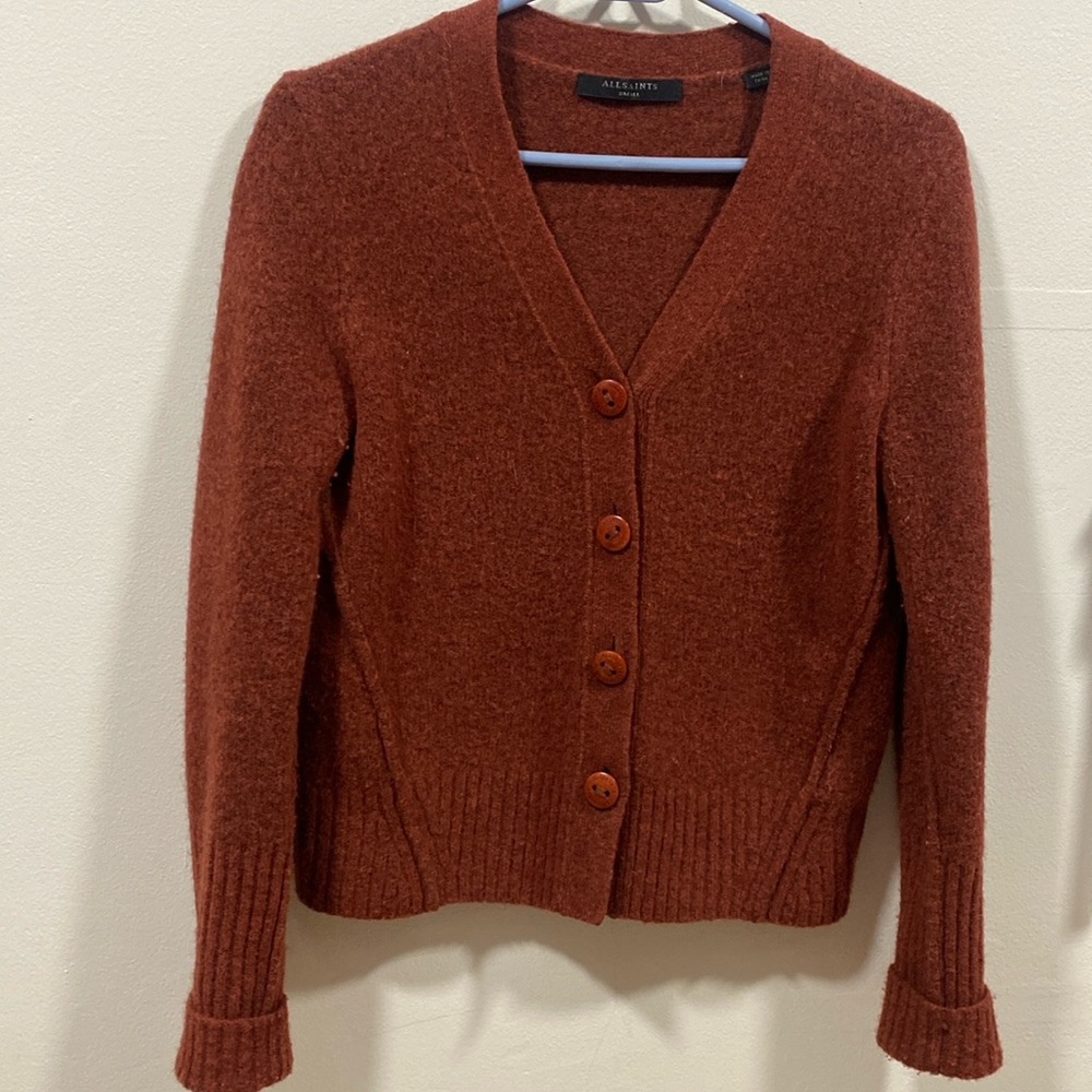 All saints v neck cardigan